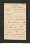 Nachlass Franz Steindachner, Brief von Clara Degen an Franz Steindachner (20.04.1906), Inv.Nr. 101.01, Seite 1